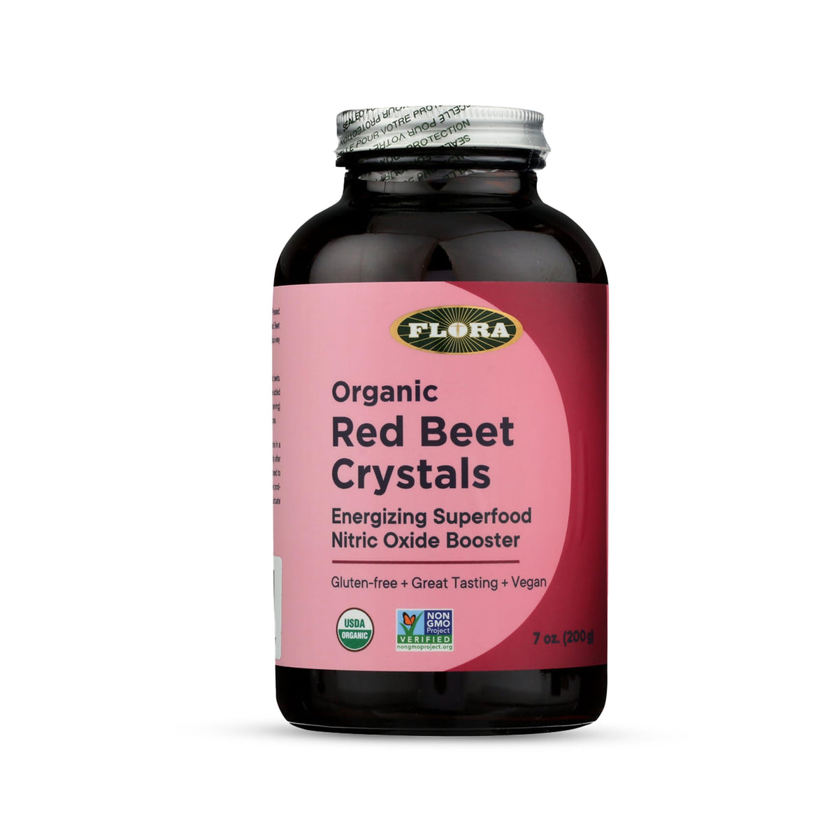 Flora Health Organic Red Beet Crystals 7oz Powder front view