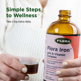 Flora Liquid Iron Supplement packaging details