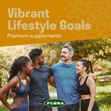 Flora Organic Flax Oil 744g in a kitchen setting