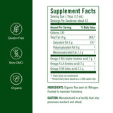 Flora Organic Flax Oil bottle with label