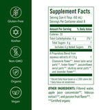 Flora Sleep-Essence organic herbal supplement 17 fl. oz. glass bottle side view