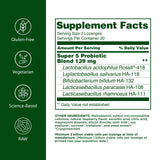 Flora Super 5 Probiotic Lozenges packaging side view