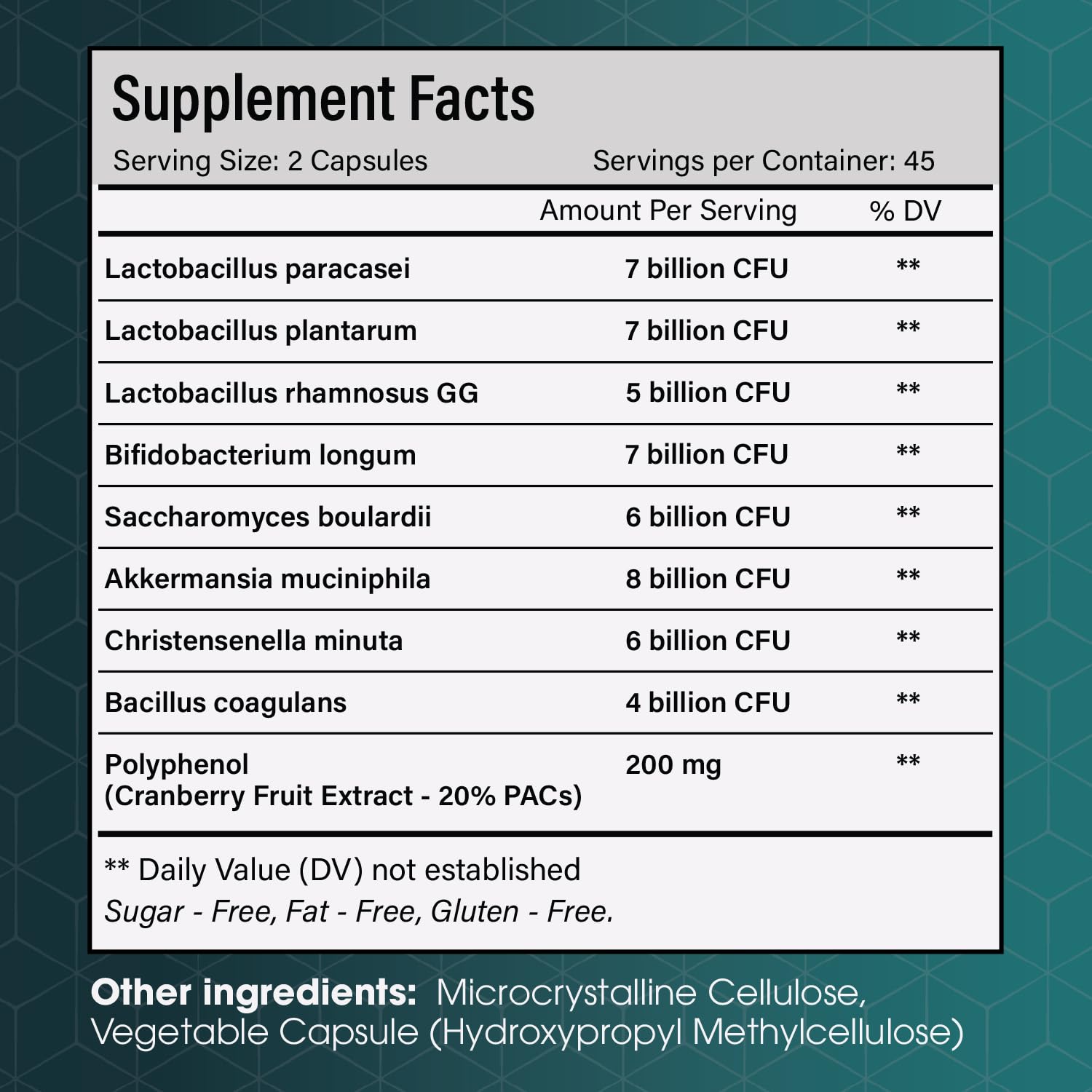 FloraBliss supplement bottle with dosage instructions