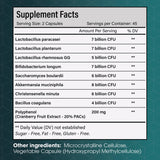 FloraBliss supplement bottle with dosage instructions
