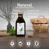 Floradix Ashwagandha Liquid Supplement 286g packaging details