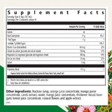 Floradix Calcium Magnesium liquid supplement side view with label