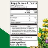Floradix Herbal Bitters liquid supplement bottle side view