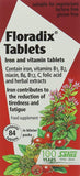 Floradix Iron 2 Pack Bundle with 84 tablets each