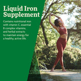 Floradix Iron & Herbs liquid iron supplement serving suggestion