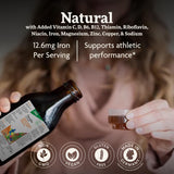 Floradix Iron Sport Liquid Iron Supplement side view