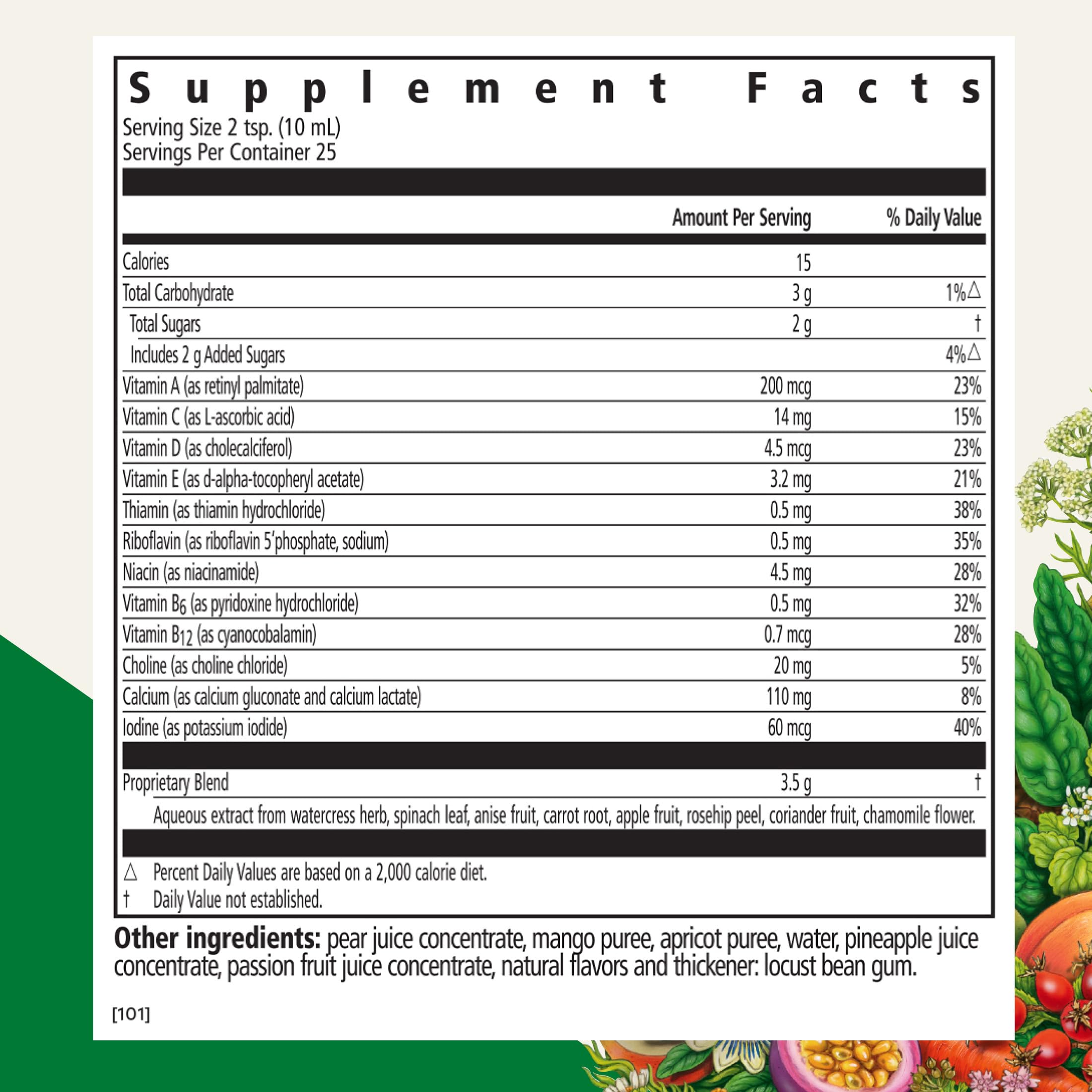 Floradix Kinder Love Children's Multivitamin side view