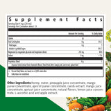 Floradix Liquid Magnesium Supplement 624g back view with ingredients