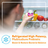 Florajen Acidophilus Probiotic Capsules with a measuring spoon