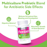 Florajen Kids Probiotic Supplement capsule close-up