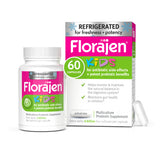 Florajen Kids Probiotic Supplement front view with capsule bottle