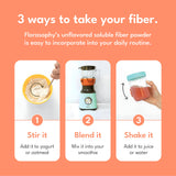 Florasophy Daily Fix Soluble Fiber Supplement 290g lifestyle scene