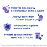 Florastor Daily Probiotic for Babies 250mg bottle side view