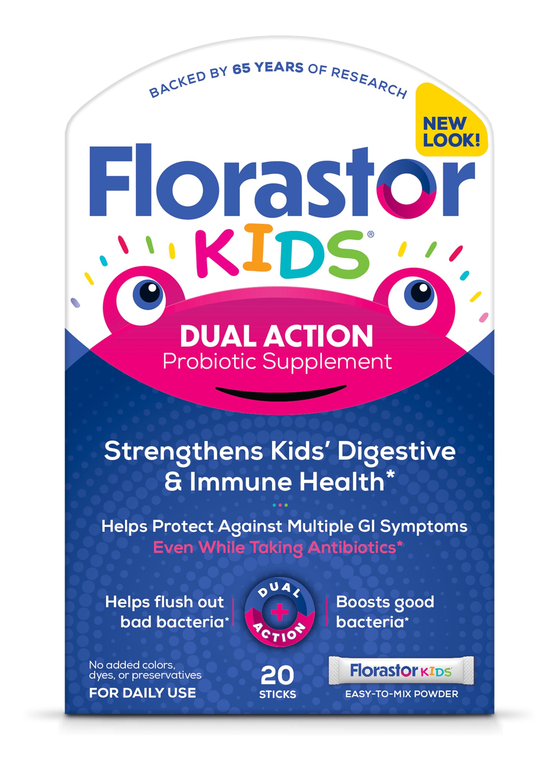 Florastor Daily Probiotic for Kids 30 sachets front view