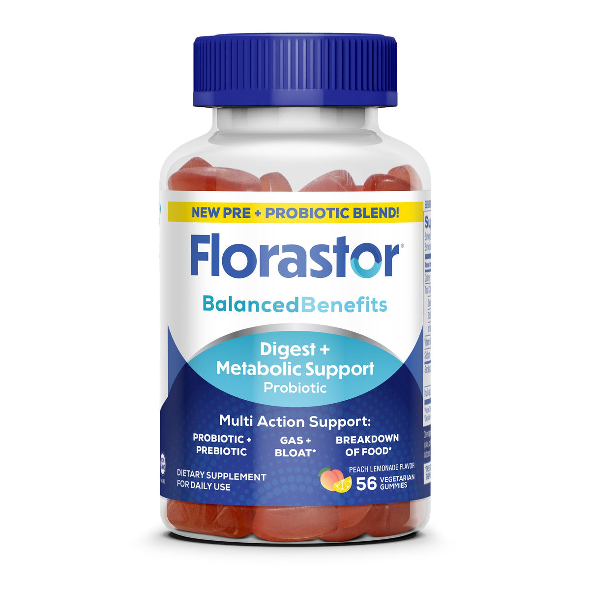 Florastor Probiotic Gummies 233g packaging front view