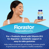 Florastor Probiotic Gummies peach lemonade flavour