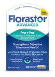Florastor Probiotic & Prebiotic Capsules front view