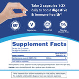 Florastor Probiotic Supplement with ingredients list