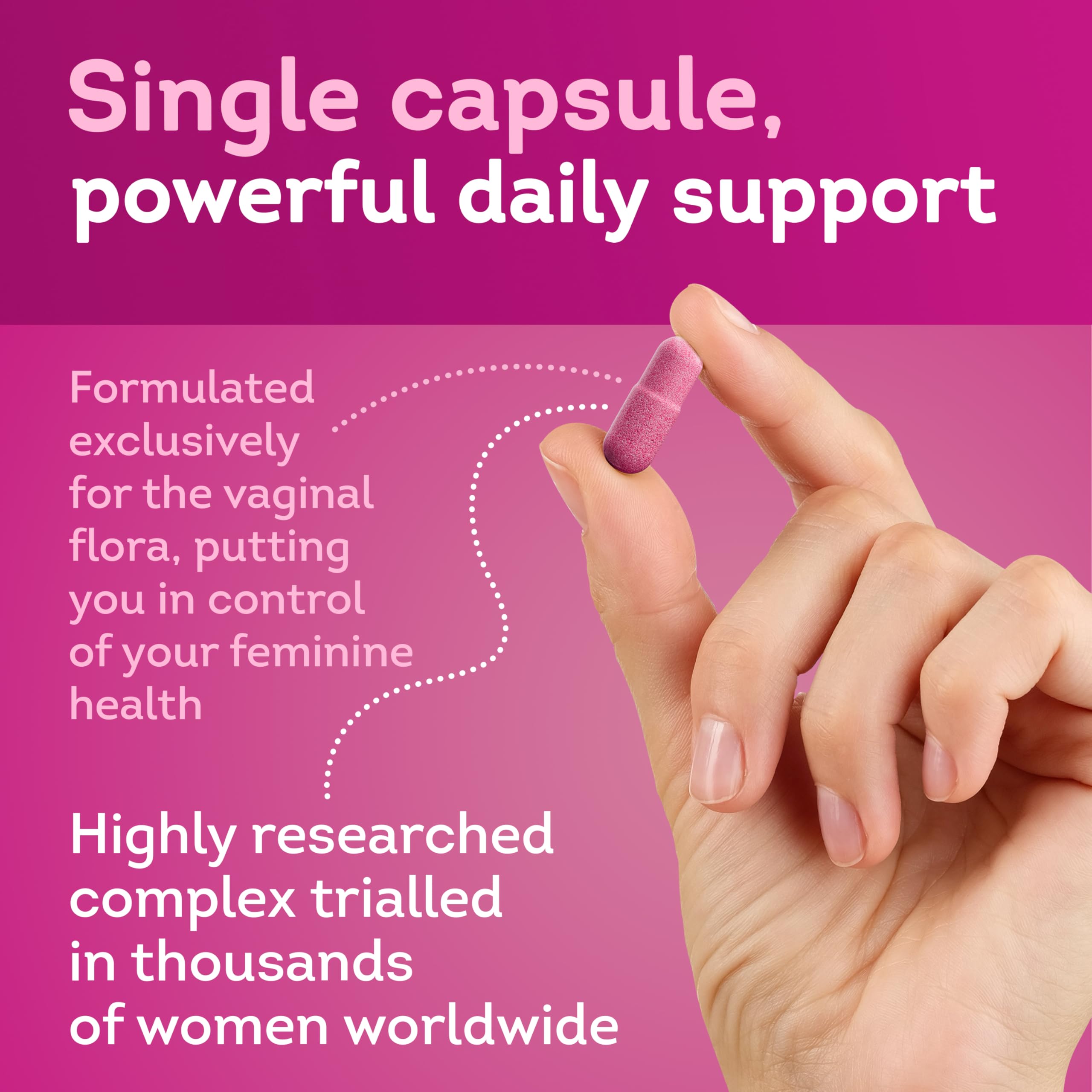 Florawell Vaginal Probiotics product with travel-friendly packaging