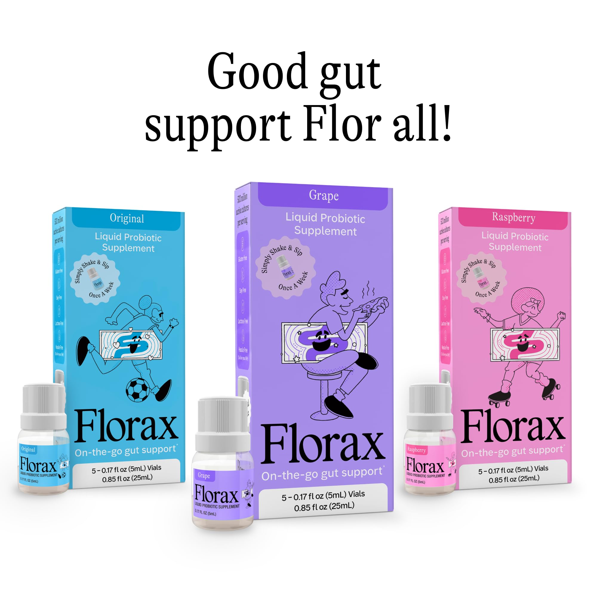 Florax Probiotic Liquid Supplement 5ml original flavour