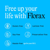 Florax Probiotic Liquid Supplement Grape flavour close-up