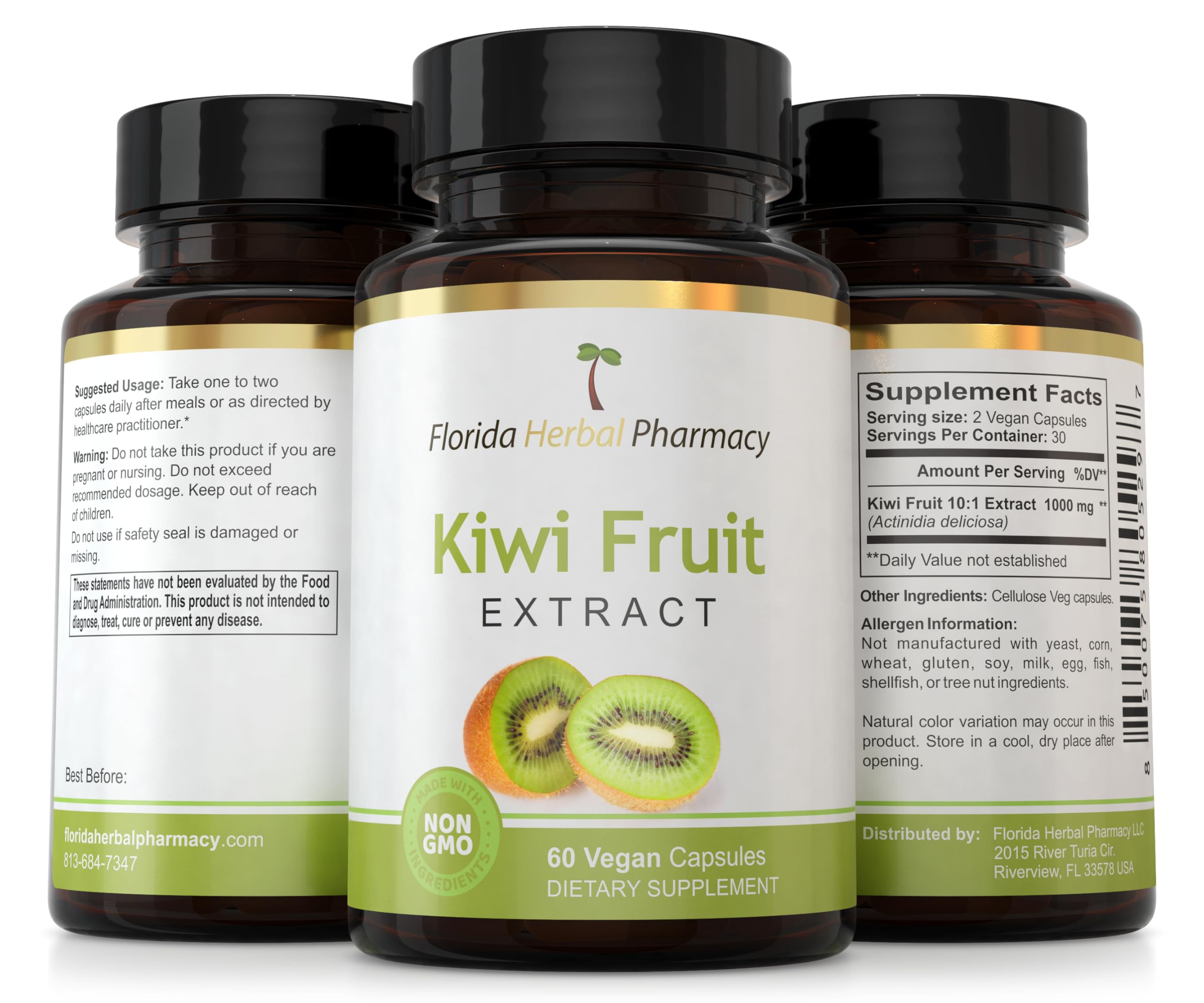 Florida Herbal Pharmacy Daily Supplement Capsules packaging display