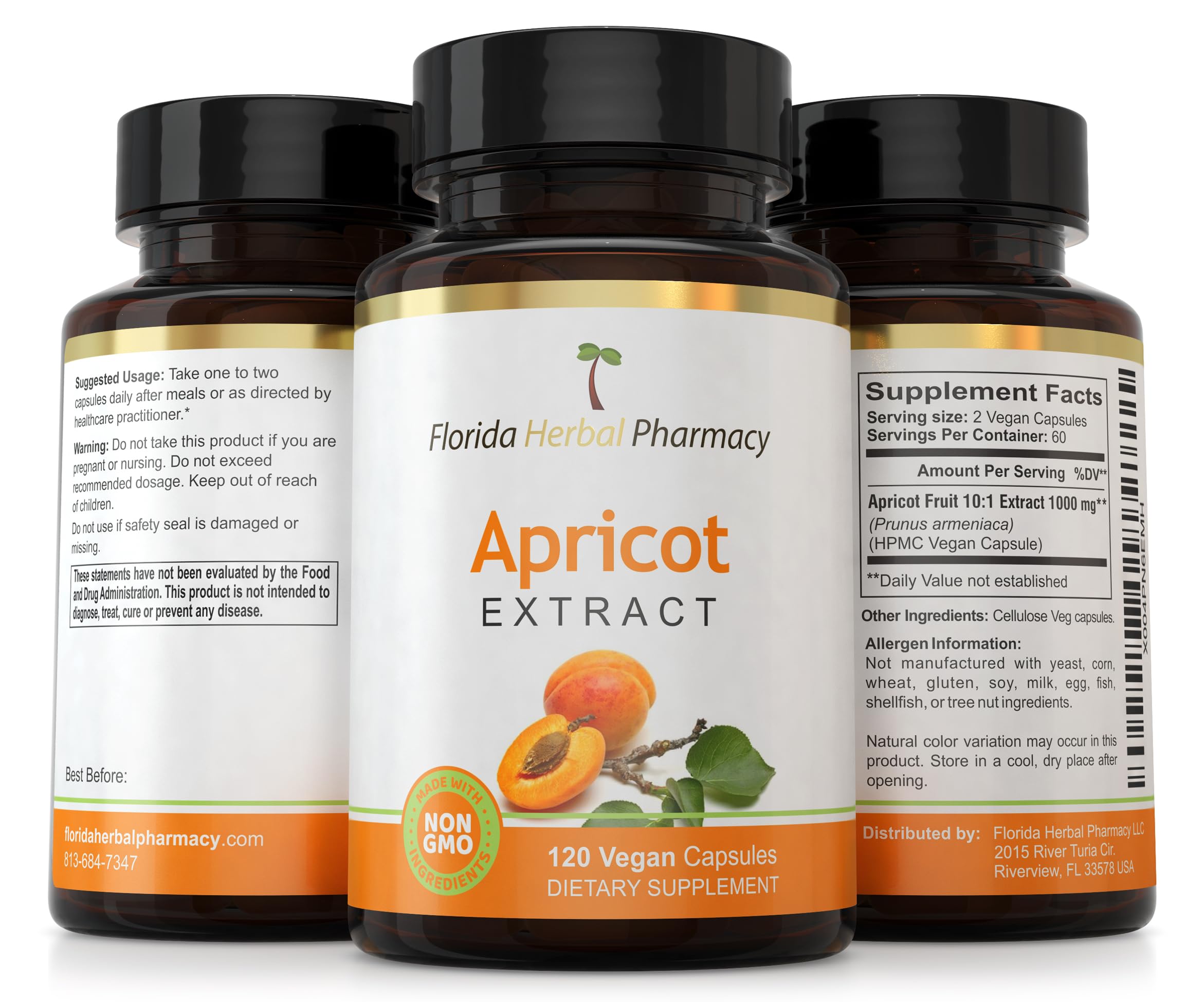 Florida Herbal Pharmacy Daily Vitamin & Mineral Supplement capsules in a hand