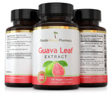 Florida Herbal Pharmacy Guava Leaf Capsules 100g with dosage information