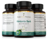 Florida Herbal Pharmacy Hintonia Latiflora Extract Capsules on a wooden table