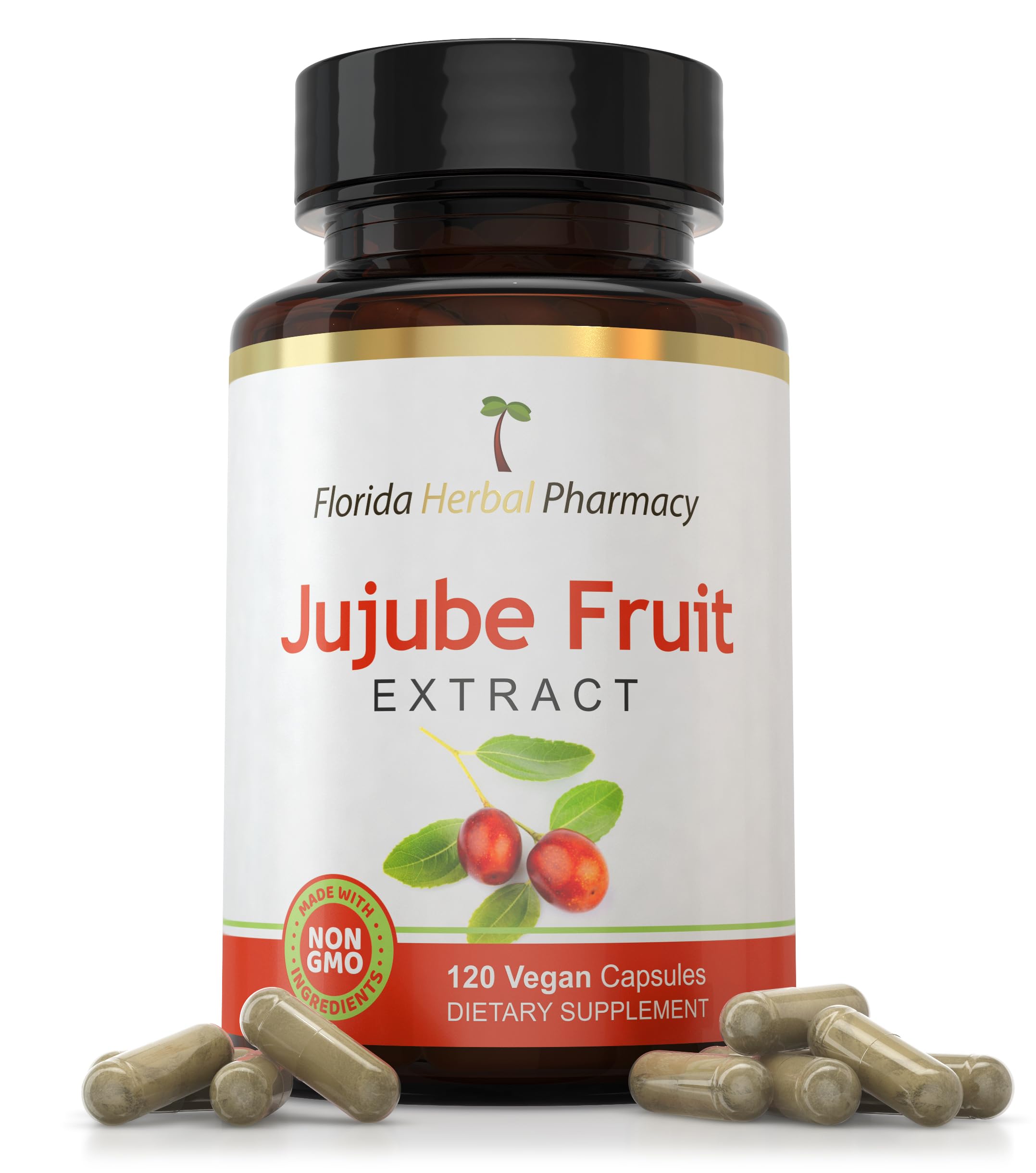 Florida Herbal Pharmacy Jujube Extract Capsules front view