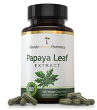 Florida Herbal Pharmacy Papaya Extract Capsules 500mg front view