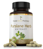 Florida Herbal Pharmacy Purslane Omega-3 Capsules front view