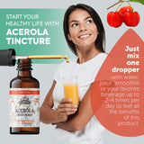 FLORIDA HERBS Acerola Cherry Vitamin C Supplement label close-up
