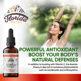 FLORIDA HERBS Acerola Cherry Vitamin C Supplement packaging