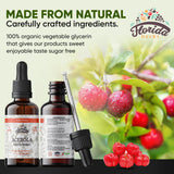 FLORIDA HERBS Acerola Cherry Vitamin C Supplement side view