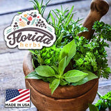 FLORIDA HERBS American Ginseng Tincture Extract on a wooden table