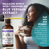 FLORIDA HERBS Blue Vervain Tincture packaging side view