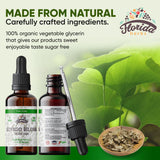 FLORIDA HERBS Ginkgo Biloba Organic Liquid Supplement side view