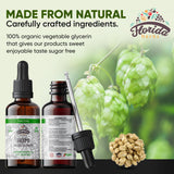 FLORIDA HERBS Hops Tincture 159g bottle side view