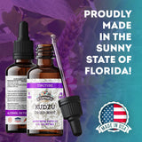 FLORIDA HERBS Kudzu Organic Extract 132g on a wooden table