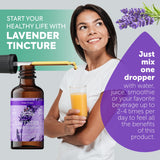FLORIDA HERBS Lavender Tincture 132g with ingredients