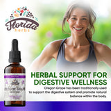 FLORIDA HERBS Oregon Grape Extract 181g bottle side view