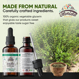 FLORIDA HERBS Organic Buchu Supplement 168g label close-up