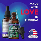 FLORIDA HERBS Organic Lemon Balm Leaf Tincture packaging details