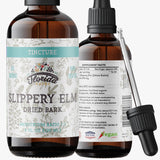 FLORIDA HERBS Organic Slippery Elm Bark Extract amber glass bottle front view