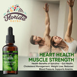 FLORIDA HERBS Spirulina Extract Liquid Supplement packaging
